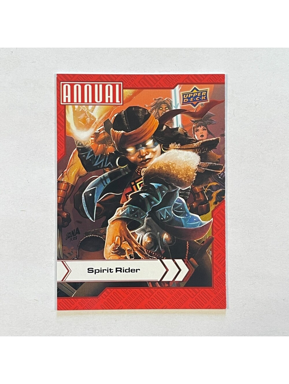 2022-23 Upper Deck Marvel Annual #86 Spirit Rider Card